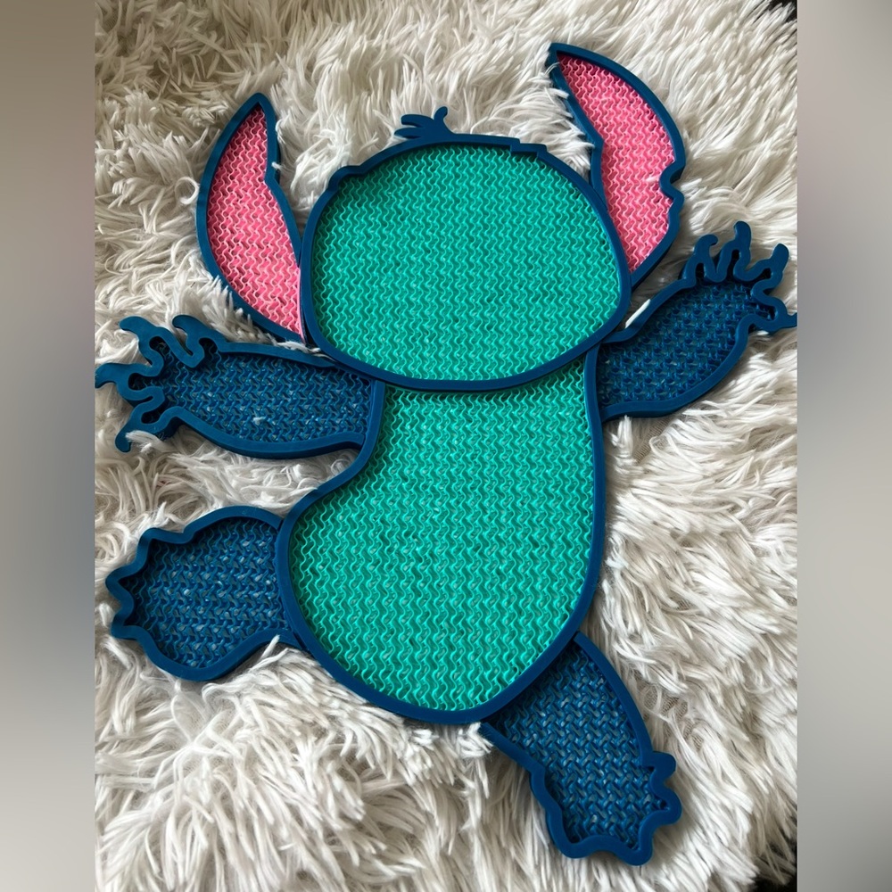 Stitch inspired  3D printed pin board.
